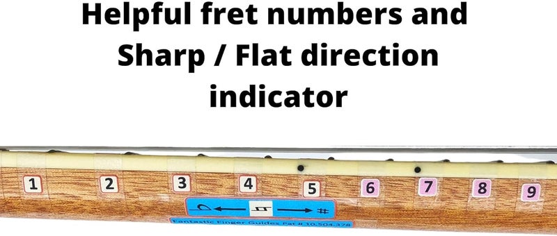 FFG NOTE THE DIFFERENCE Fantastic Finger Guide for Baritone Ukulele | Fretboard & Fingerboard Stickers | Learn to Play Ukulele - Image 4